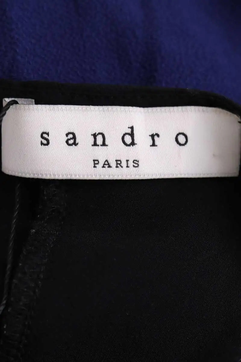 Robe Sandro Bleu en Synthétique