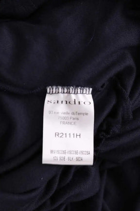Robe Sandro Bleu en Synthétique