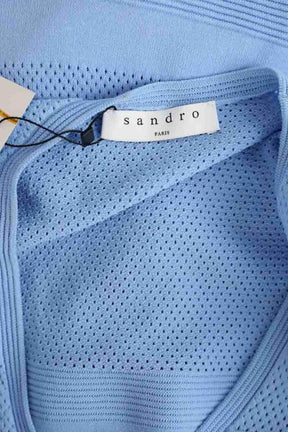 Robe Sandro Bleu en Viscose