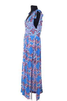 Robe Sandro Bleu en Viscose