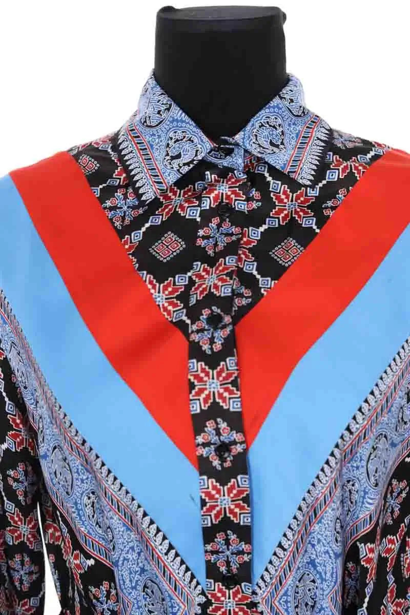 Robe Sandro Bleu en Viscose