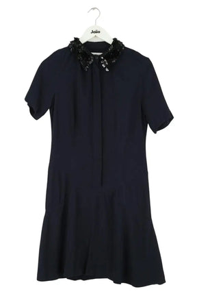 Robe Sandro Bleu en Viscose, taille S - Seconde Main