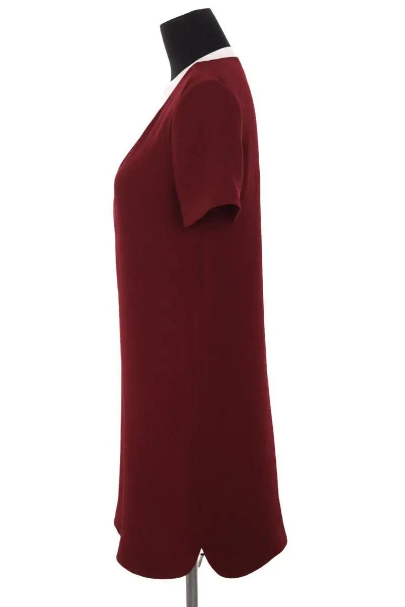 Robe Sandro Bordeaux en Synthétique