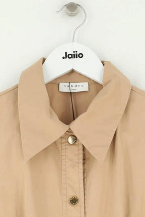 Robe Sandro Camel en Coton