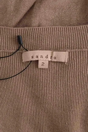 Robe Sandro Camel en Lin