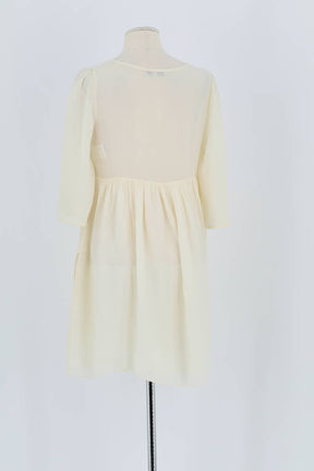 Robe Sandro Ecru en Polyester