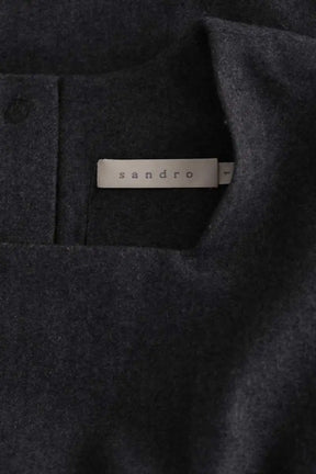 Robe Sandro Gris en Coton