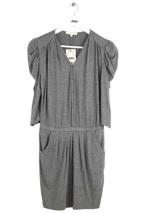 Robe Sandro Gris en Coton, taille S - Seconde Main