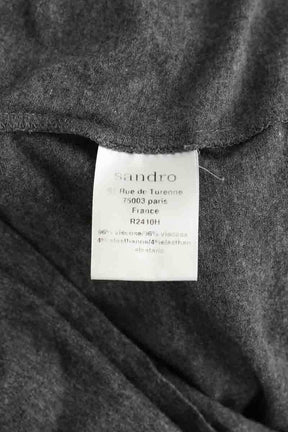 Robe Sandro Gris en Coton