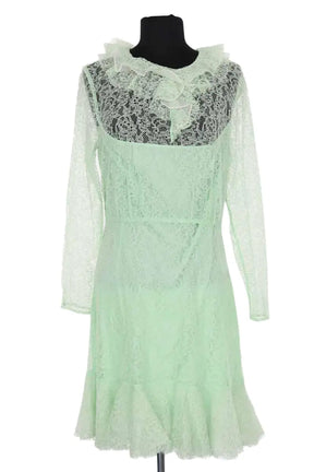 Robe Sandro Haiti Vert en Synthétique, taille L - Seconde Main