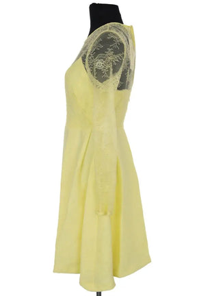 Robe Sandro Jaune en Synthétique