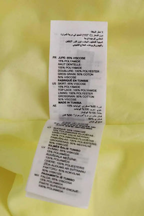 Robe Sandro Jaune en Synthétique