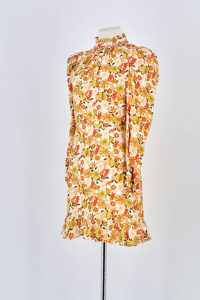 Robe Sandro Jaune en Viscose