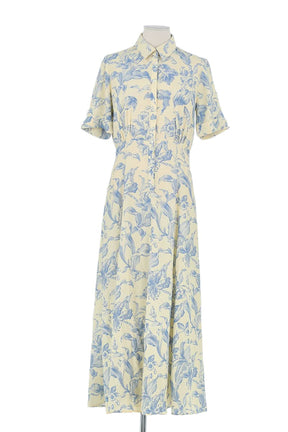 Robe Sandro Jaune en Viscose, taille S - Seconde Main