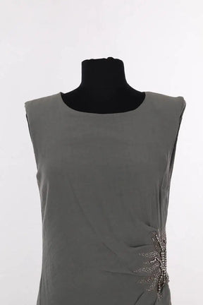 Robe Sandro Kaki en Synthétique