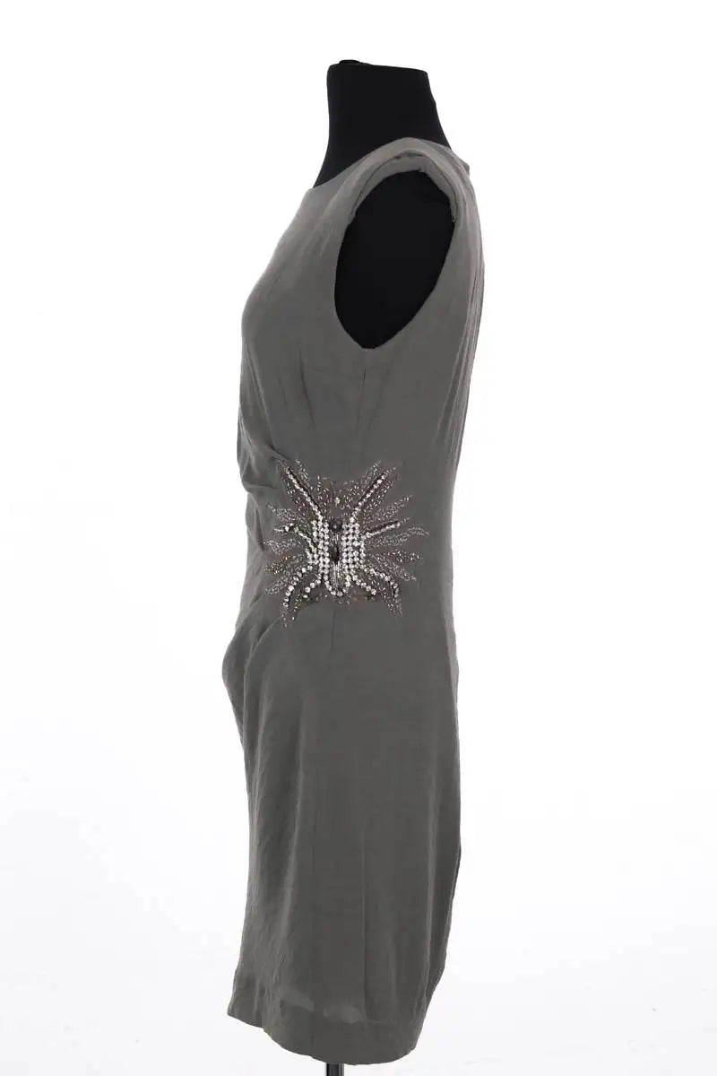 Robe Sandro Kaki en Synthétique