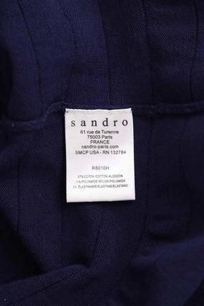 Robe Sandro Marine en Coton