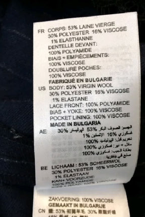 Robe Sandro Marine en Laine