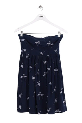 Robe Sandro Marine en Soie, taille S - Seconde Main