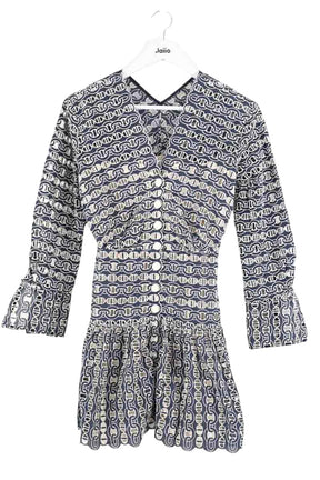 Robe Sandro Marine en Synthétique, taille S - Seconde Main