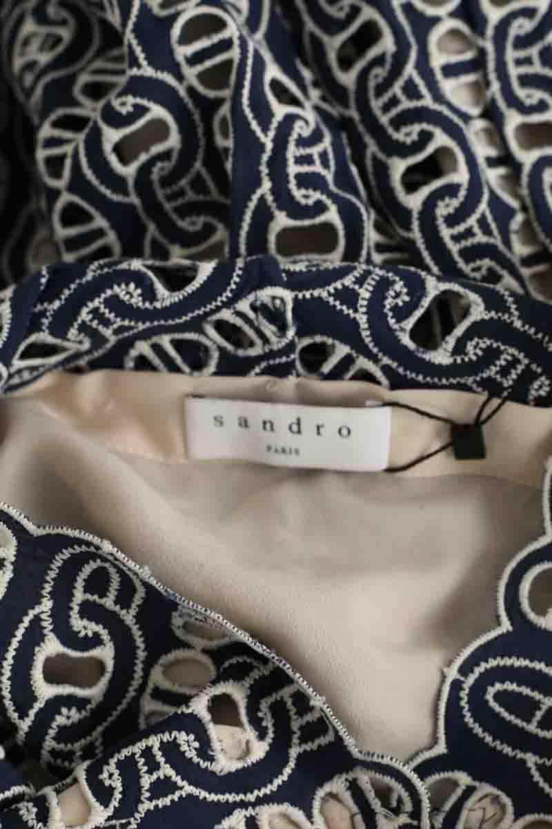 Robe Sandro Marine en Synthétique