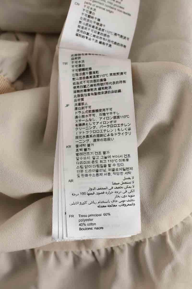 Robe Sandro Marine en Synthétique