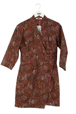 Robe Sandro Marron en Synthétique, taille S - Seconde Main