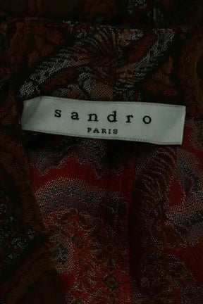 Robe Sandro Marron en Synthétique