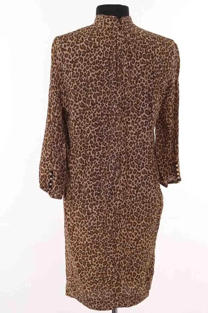 Robe Sandro Marron en Viscose