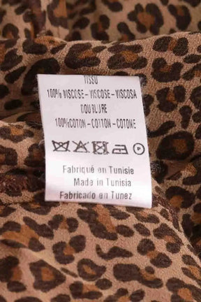 Robe Sandro Marron en Viscose