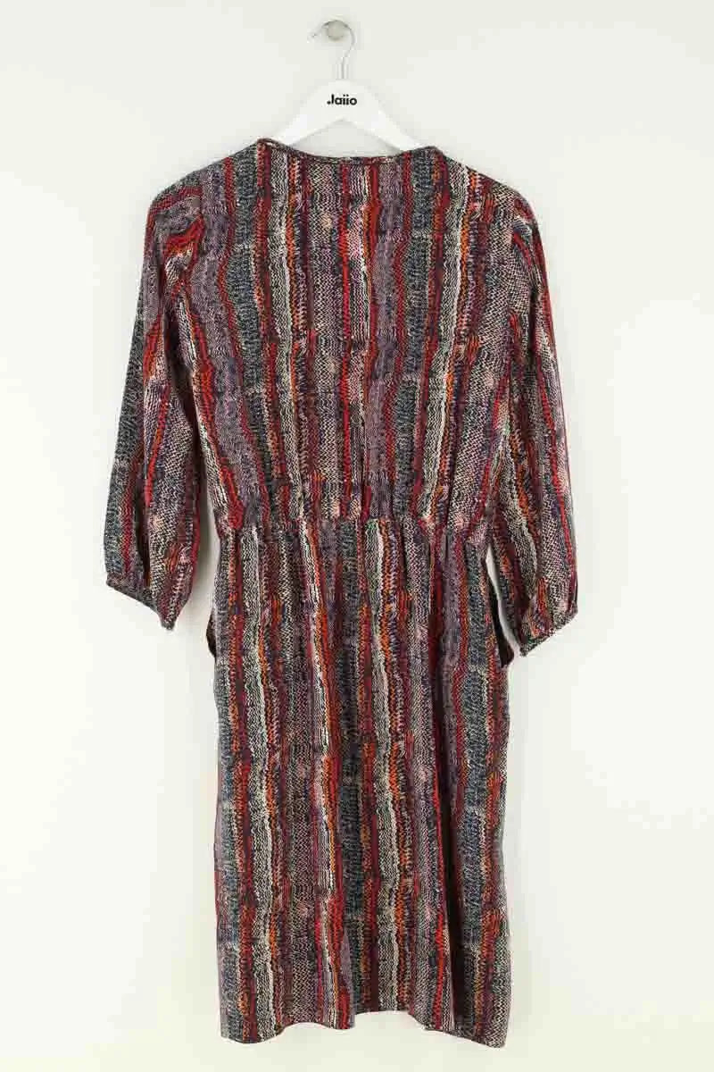Robe Sandro Multicolore en Soie