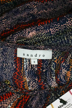 Robe Sandro Multicolore en Soie