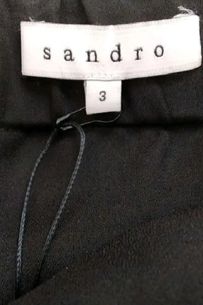 Robe Sandro Noir en Coton