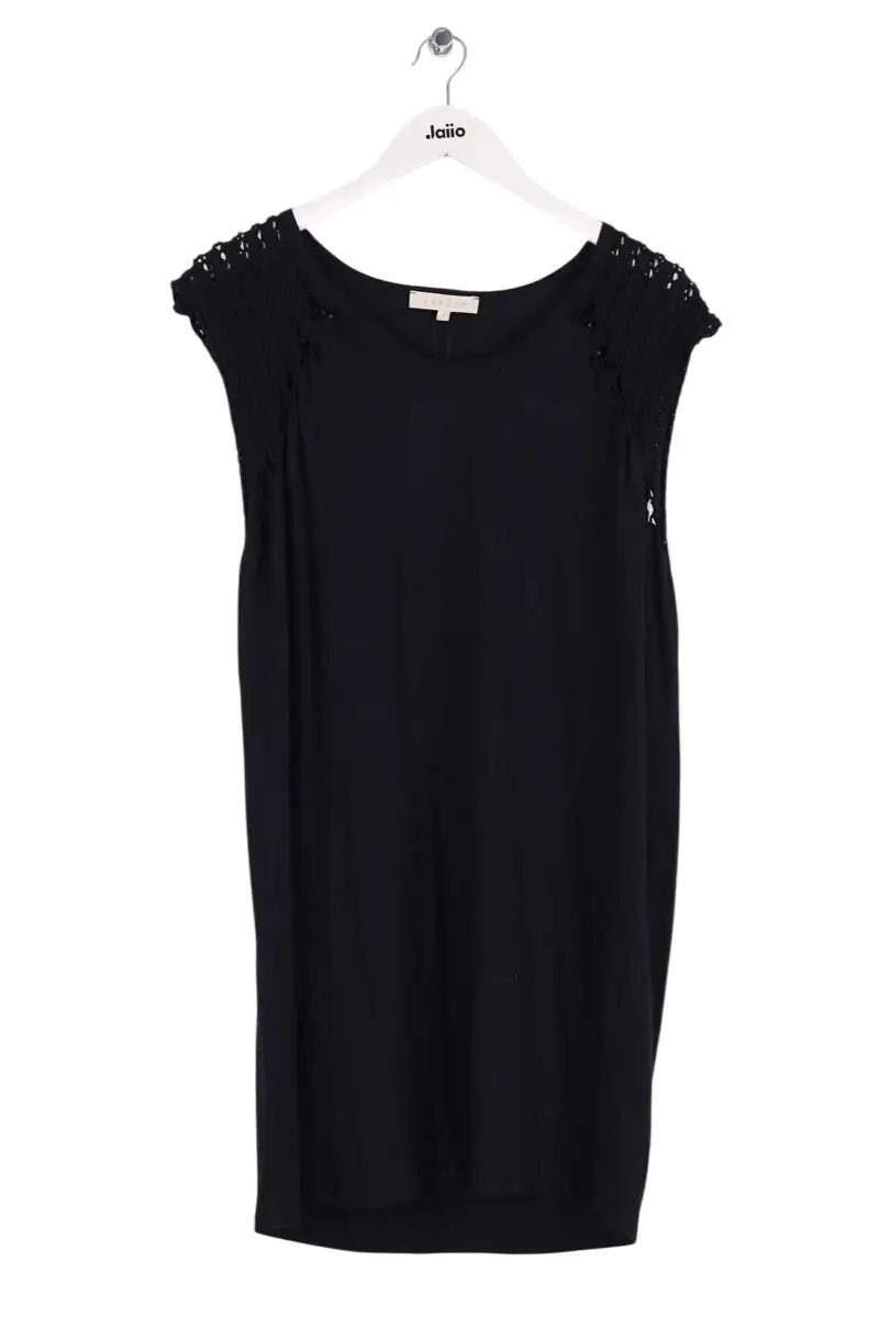 Robe Sandro Noir en Coton, taille S - Seconde Main