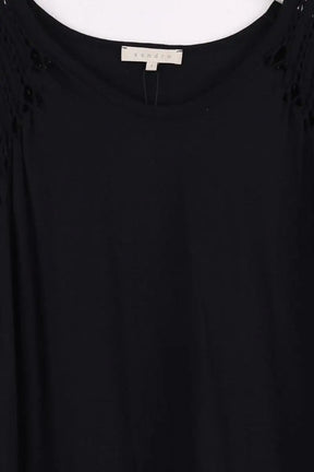 Robe Sandro Noir en Coton