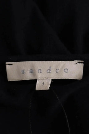 Robe Sandro Noir en Coton