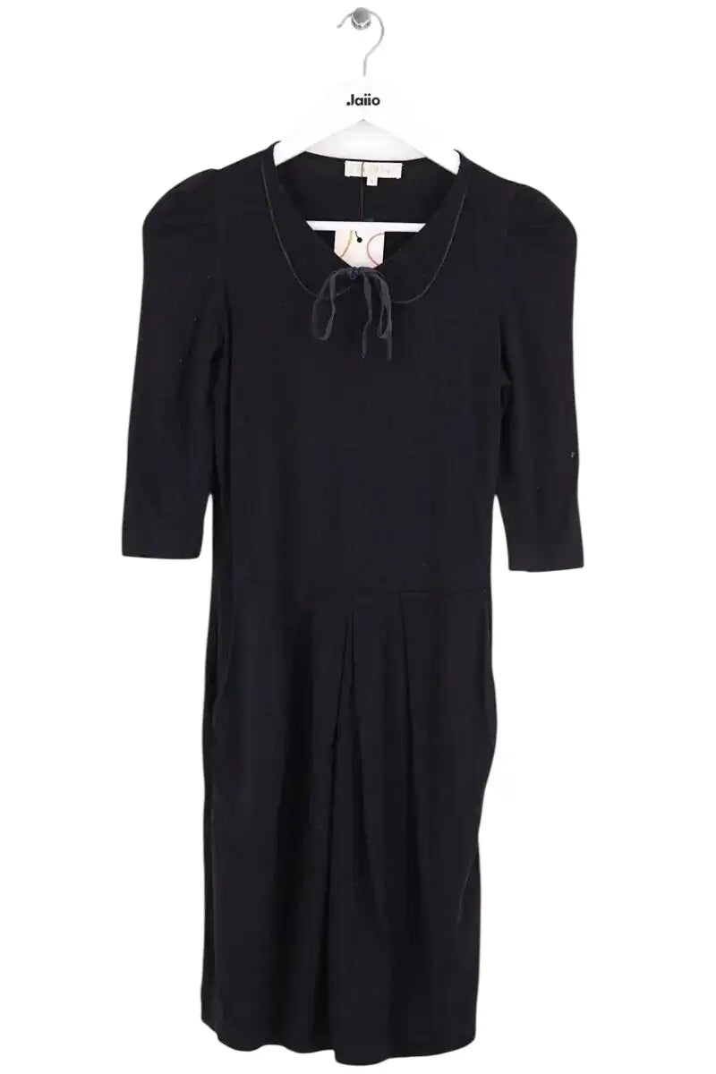 Robe Sandro Noir en Coton, taille S - Seconde Main