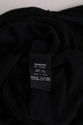Robe Sandro Noir en Lin