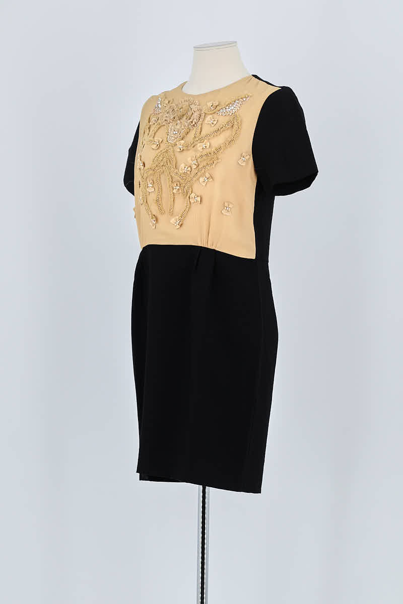 Robe Sandro Noir en Polyamide