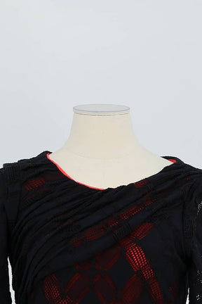 Robe Sandro Noir en Polyamide