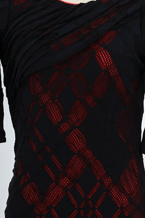 Robe Sandro Noir en Polyamide