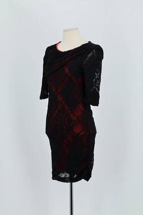 Robe Sandro Noir en Polyamide
