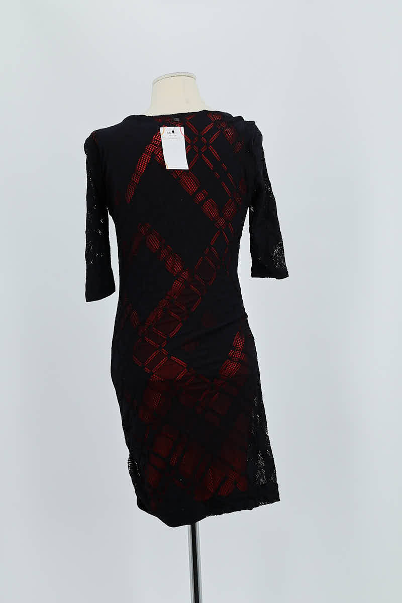 Robe Sandro Noir en Polyamide