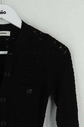 Robe Sandro Noir en Polyamide