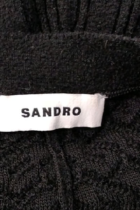 Robe Sandro Noir en Polyamide