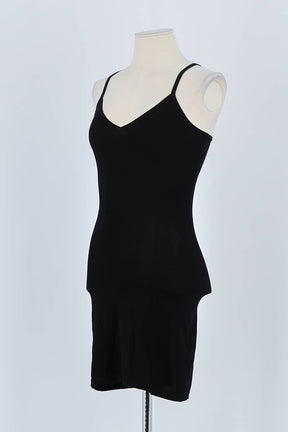 Robe Sandro Noir en Polyamide