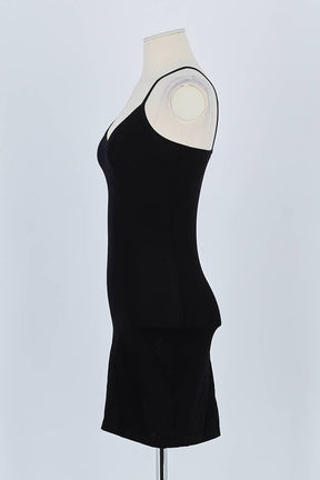 Robe Sandro Noir en Polyamide