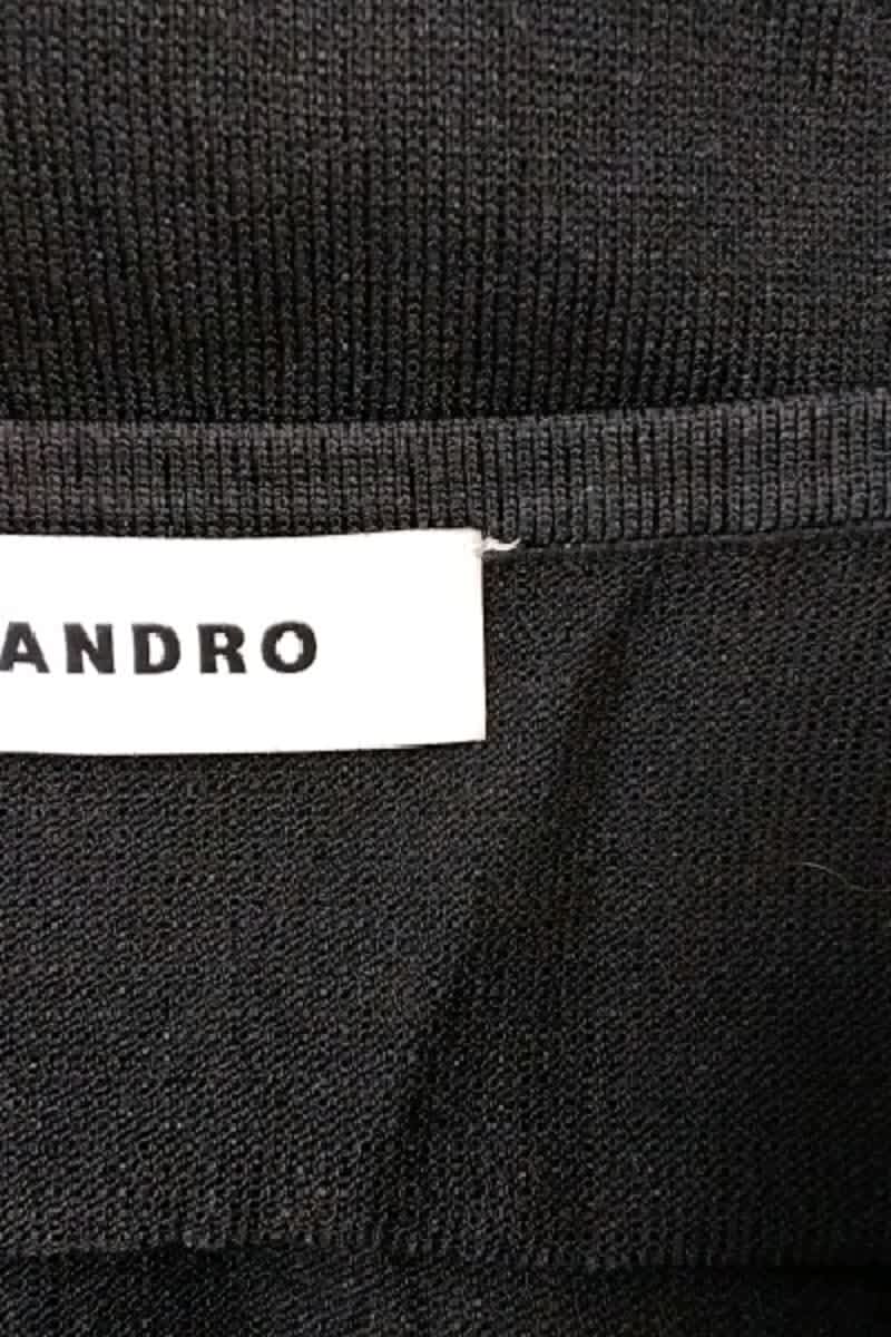 Robe Sandro Noir en Polyamide