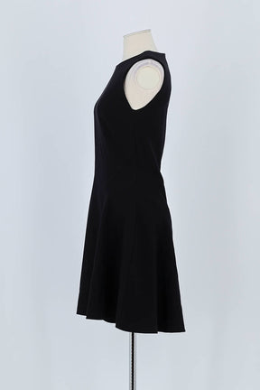 Robe Sandro Noir en Polyester