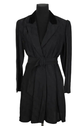 Robe Sandro Noir en Polyester, taille M - Seconde Main